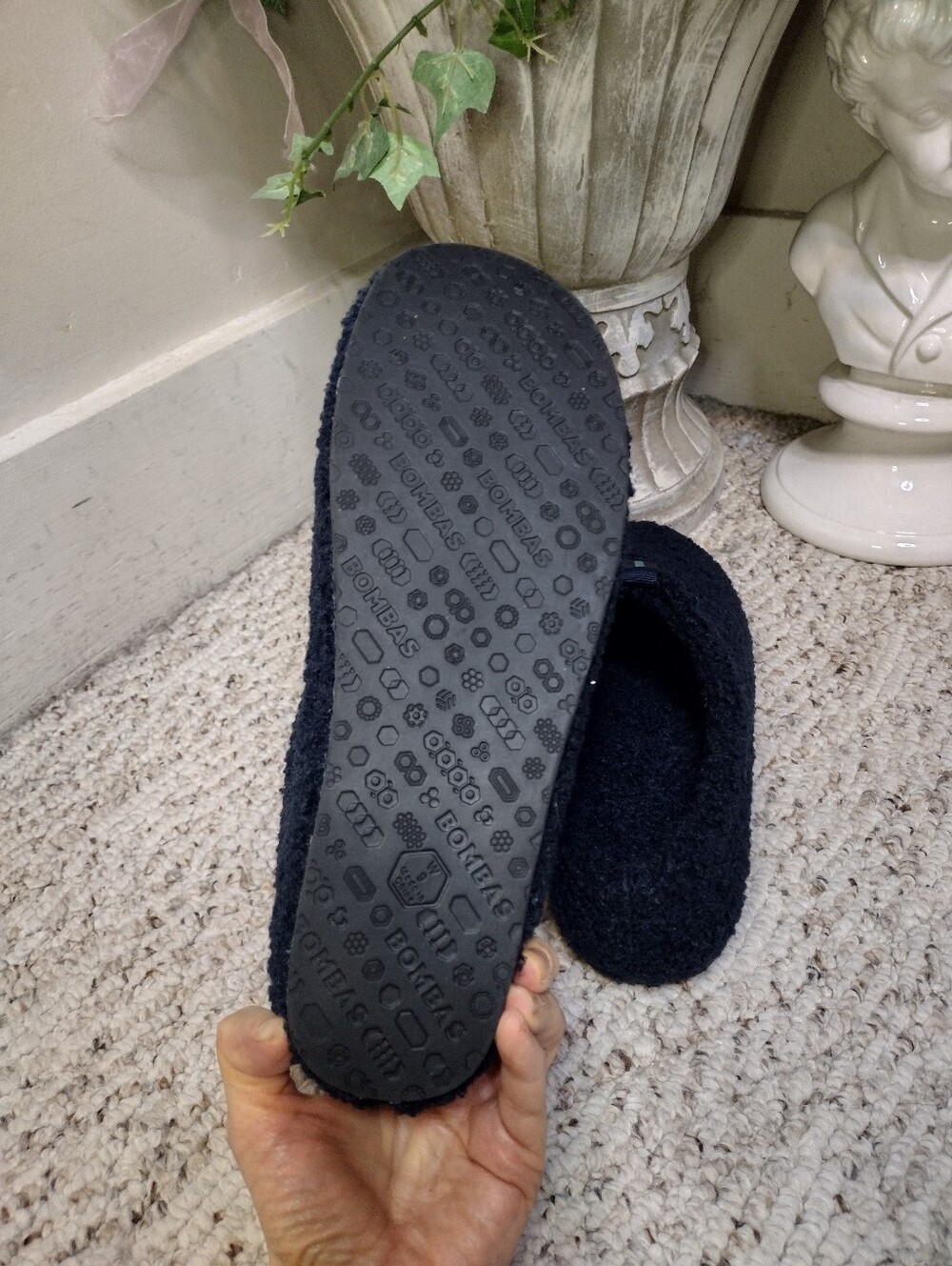 Bombas Women's Navy Sunday Slippers - Picture 5 of 7